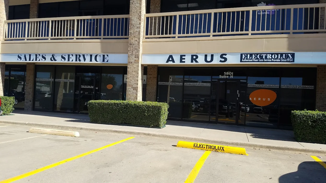 Aerus DFW showroom and storefront